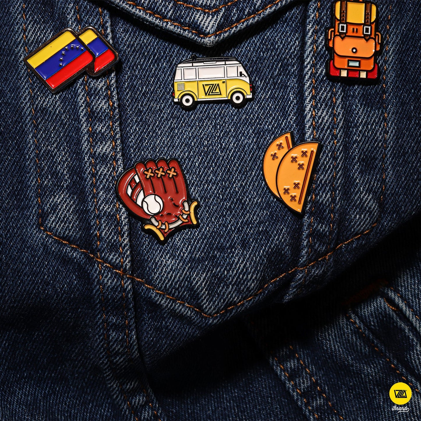 Pin de VZLA Guante de Beisbol